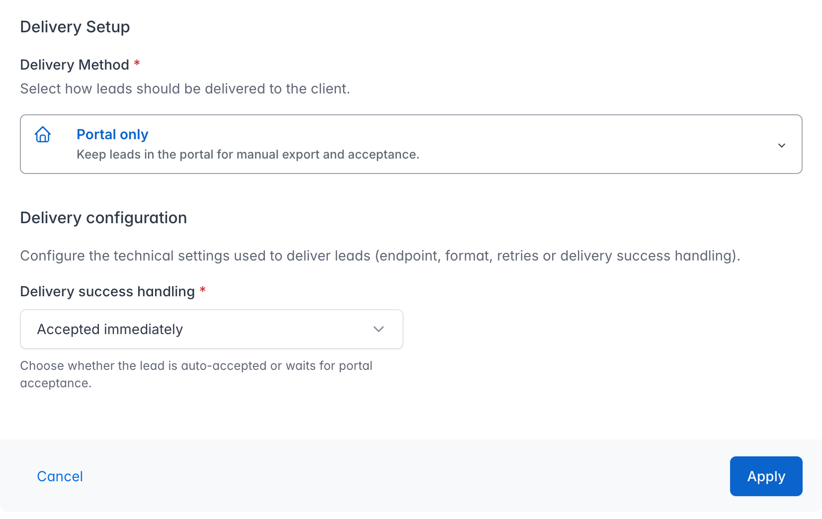 Lead Search & Detail